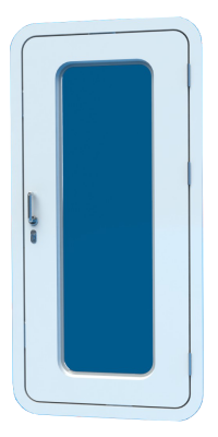 Bofor Premium Flush Weathertight Marine Door with glass and mechanism  - D01Xg2